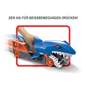 Set de joaca Hot Wheels - Transporter cu rechin, 1 vehicul 164, pentru copii 4-8 ani - Img 3