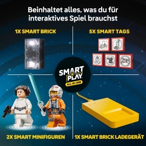 Set de Joaca Interactiv LEGO Star Wars 75423 - X-Wing cu 2 Figurine si SMART Brick - Img 3