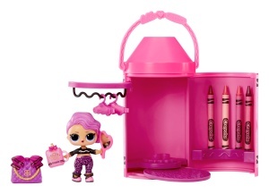 Set de Joaca L.O.L. Surprise Loves CRAYOLA Colour Me Studio cu 30 Surprize, pentru 3 ani - Img 3