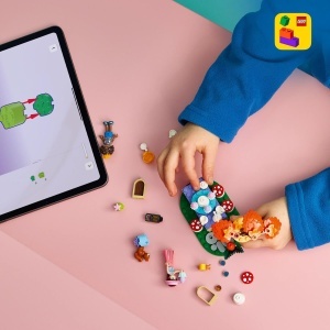 Set de Joaca LEGO Friends Teeparty in Padure - 116 Piese, 2 Figurine, Accesorii - Img 2