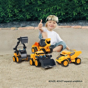 Set de joaca pentru constructii Theo Klein Volvo Power cu camion si incarcator, pentru copii de la 3 ani - Img 2