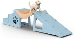 Set de Joaca pentru Copii SCHLEICH Farm World, 12 Piese, cu 2 Catelusi si Accesorii - Img 7