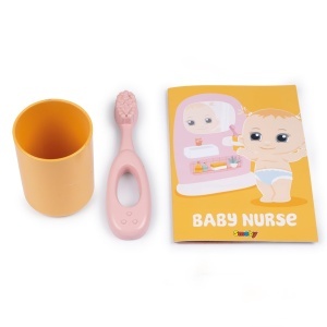 Set de joaca pentru papusi Smoby Baby Nurse - baie cu toaleta, chiuveta si accesorii - Img 3