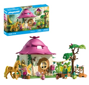 Set de Joaca PLAYMOBIL cu Unicorn Magic, Casuta de Zane si Accesorii, 71838