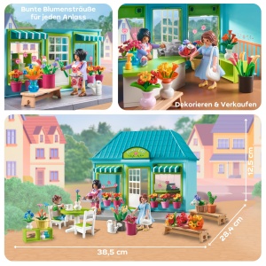 Set de joaca PLAYMOBIL Magazin de flori 71807 pentru copii de la 4 ani - Img 5