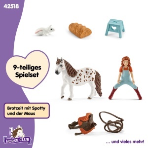 Set de Joaca Schleich Horse Club Mia Spotty, 9 Piese, pentru Copii de la 5 Ani - Img 6