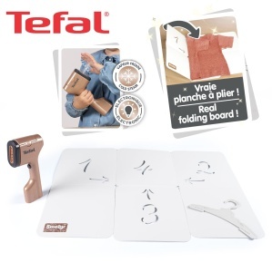 Set de joaca Smoby Tefal cu aburi si suport pentru haine, pentru copii de la 3 ani - Img 2