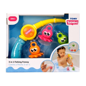 Set de joaca Toomies E73103 3 in 1 pentru baie cu 3 personaje, culori vibrante - Img 2