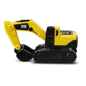 Set de Joc cu Masini de Constructie CAT - 3 Vehicule Metalice, Dura, Galben - Img 3