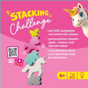 Set de Joc HABA Stacking Challenge 3 in 1 - Vehicule, Unicorni si Animale, 900 Niveluri - Img 4