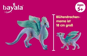 Set de Joc Schleich BAYALA Blutendrache si Babydrache 70592 2 piese, culori vibrante - Img 7