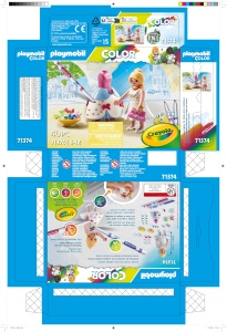 Set de jocuri PLAYMOBIL Color 71374, costum de seara, 40 de piese, creativitate nelimitata - Img 2