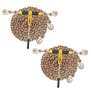 Set de legare cu lant VEVOR, 3,63 T, 3,9m, G80, pentru transport