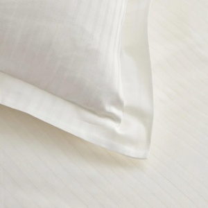 Set de lenjerie de pat Karaca Home Uniq, 100 bumbac satin, 3 piese, alb - Img 6
