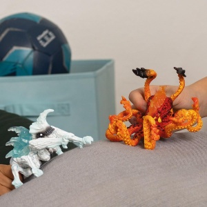 Set de lupta schleich ELDRADOR Eiskafer vs. Feuerkrake, 2 piese, 7 ani - Img 2