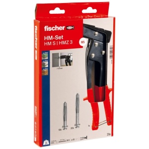 Set de Montaj pentru Hohlraumbefestigung Fischer, 60 Elemente, cu Zanga de Montaj