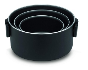 Set de Oale BALLARINI Click Cook, 3 piese, 16 cm, 20 cm, 24 cm, Negru - Img 4