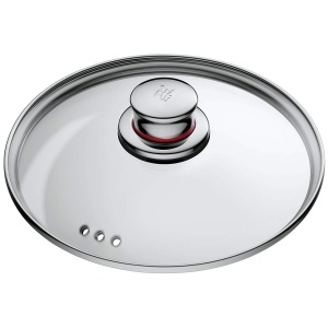 Set de oale cu inductie de calitate WMF 4 piese, set de oale de gatit cu capac de sticla, otel inoxidabil Cromargan lustruit, set de oale cu inductie neacoperite, deschidere cu abur - Img 6