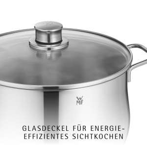 Set de Oale WMF Diadem Plus, 5 piese, inox Cromargan, cu capac din sticla - Img 3