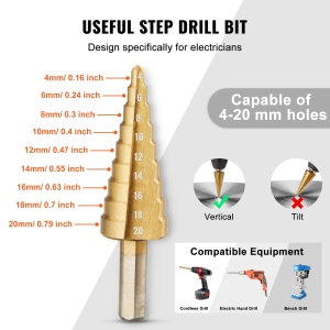 Set de perforare hidraulic VEVOR 15t 10 matrite pompa manuala otel durabil - Img 6
