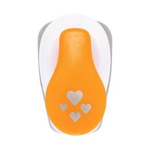 Set de perforatoare pentru confetti Fiskars 105320-1001, 4 forme, portocaliu - Img 6
