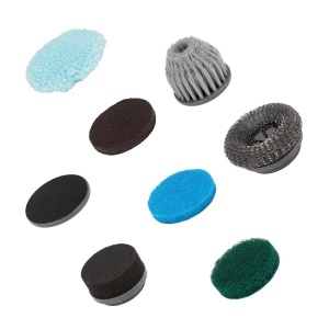 Set de perii de schimb pentru perie electrica Clatronic ERB 3815 A, 8 accesorii robuste, suport inclus