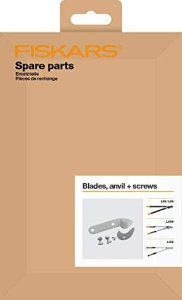 Set de piese de schimb Fiskars 1026286, pentru foarfece PowerGear Amboss, lame antiaderente, culoare gri - Img 2