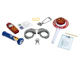 Set de Politie Theo Klein 8850 10 piese Cu lanterna si politist cu lumina - Img 6