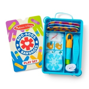 Set de Prim Ajutor Melissa Doug - 15 piese, cu 6 rani reutilizabile