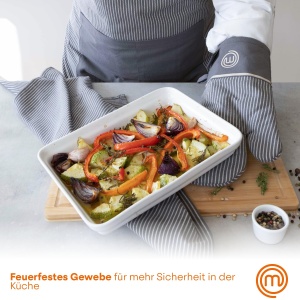 Set de prosoape de bucatarie MasterChef, 100 bumbac, gri, 4 bucati - Img 3