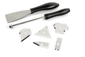 Set de raclaje WAGNER Pro Advanced pentru pistol de caldura FURNO, 5 lame incluse