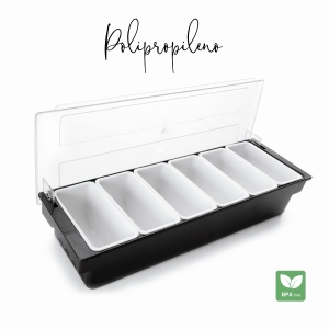 Set de recipiente condimente Lacor 61136 6 piese x 450 ml cu capac fabricat in Spania - Img 6