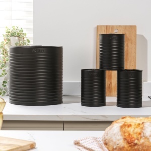 Set de recipiente pentru bucatarie Russell Hobbs RH03270EU7, 4 piese, otel, negru - Img 7