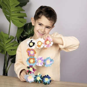 Set de refacere Smoby pentru creatii florale 98 accesorii pentru copii de la 5 ani - Img 3