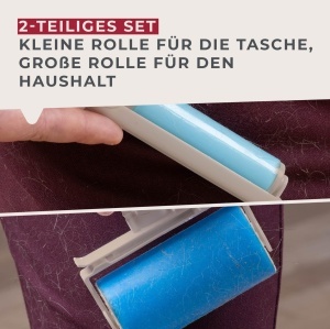 Set de role pentru par de animale Fackelmann, 2 piese, reutilizabile, bej - Img 3