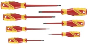 Set de surubelnite VDE GEDORE, 7 piese, ergonomice, izolate pana la 1000 V