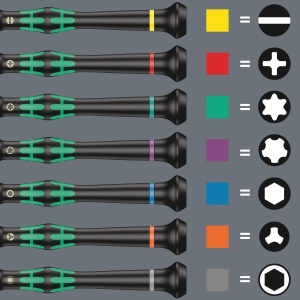 Set de surubelnite Wera 20526 cu capete rotunde, 6 piese - Img 6