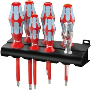 Set de surubelnite Wera 3160 i7 din otel inoxidabil, 7 piese, VDE