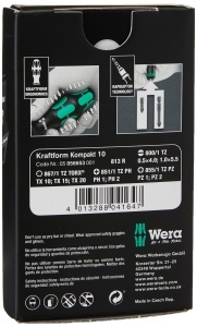 Set de Surubelnite Wera Kraftform Kompakt 10, 10 piese, multi-colorat - Img 2