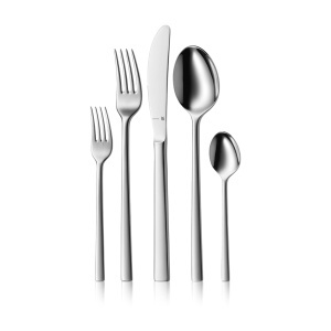 Set de Tacamuri WMF Sonic pentru 6 Persoane, 30 Piese, Cromargan Protect, Spalare Automata