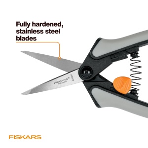 Set de unelte de gradinarit Fiskars 15 piese, cu lama din otel inoxidabil, manere ergonomice - Img 4