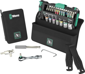 Set de unelte pentru bicicleta Wera 05004188001, 40 piese, compact si ergonomic