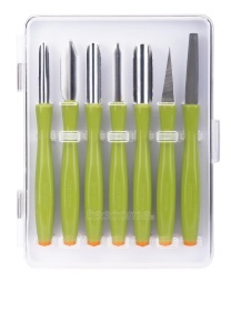 Set de unelte pentru sculptat Tescoma PRESTO, 3 piese, cu maner ergonomic - Img 2