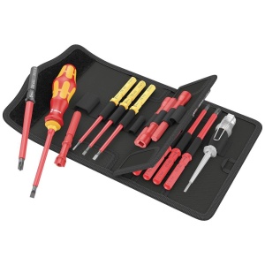 Set de unelte Wera Kraftform Kompakt VDE 18, 12 lame VDE, cutie transport