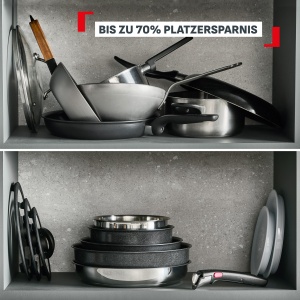 Set de Vase Tefal Ingenio Comfort Max, inox, compact, cu maner detasabil - Img 4