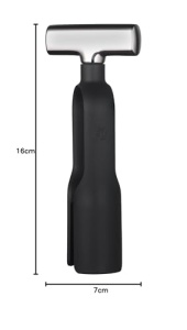 Set de vinuri WMF Baric Sommelier 3 piese, tirbuson, taietor de folie, dop de sticla, in cutie din lemn de nuc, negru - Img 15