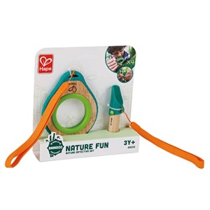 Set detectiv Hape Nature Fun Nature cu lupa si fluier din bambus si plastic vegetal, de la 3 ani - Img 2