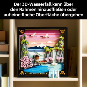 Set DIY LEGO Art Peisaj cu Flori de Cires - 3D, Cadou pentru Adulti, 31218 - Img 6