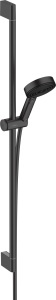 Set dus hansgrohe Pulsify Select S, 3 tipuri de jeturi, 0,90 m, negru mat