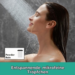 Set dus hansgrohe Rainfinity, Duschkopf 130mm, bronz mat, 3 straluri - Img 8